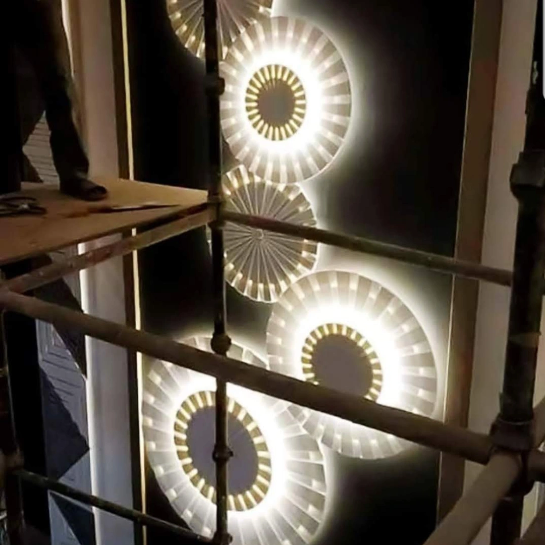 Disc Cluster Wall Light Panels